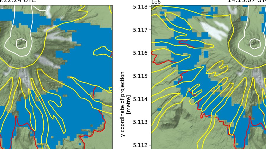 Binary wet snow maps derived from Sentinel-1 backscatter